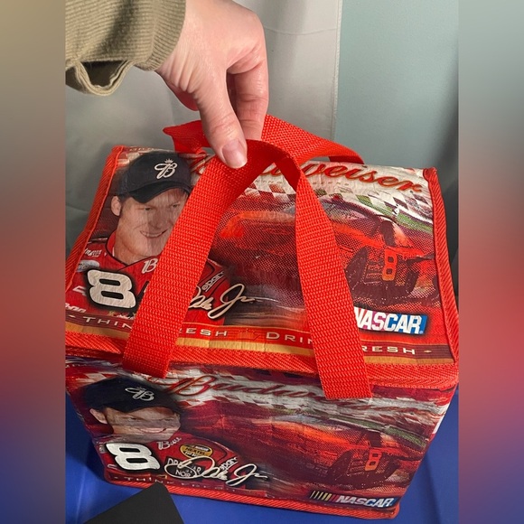 Kolder Case 2005 Nascar Budweiser Dale Earnhardt Jr 24 Can Zipper Cooler vintage - Picture 8 of 9